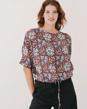 Load image into Gallery viewer, Drawstring Blouse: Mid Summer
