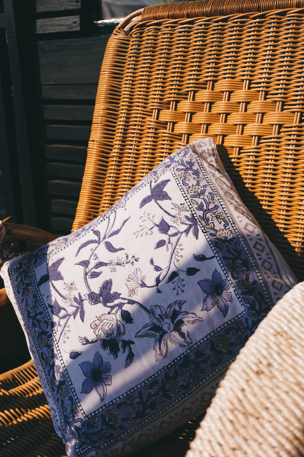 Block Print Cushion Cover