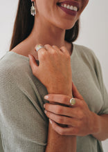 Load image into Gallery viewer, Sterling Silver Prehnite  Ring
