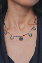 Load image into Gallery viewer, Gold Plated Labradorite Necklace
