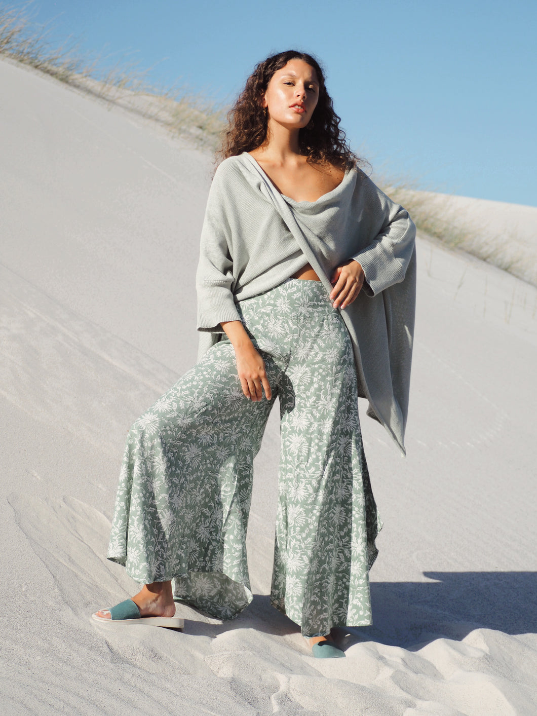 Cross Knit: Sage