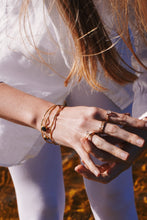 Load image into Gallery viewer, Gold Plated Ring: Moonstone
