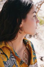 Load image into Gallery viewer, Brass Hoop Earring
