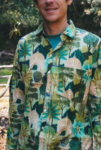 Long Sleeve Cotton Shirt: I'll Be In The Garden