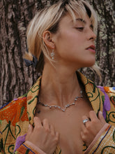 Load image into Gallery viewer, Sterling Silver Rose Quartz Necklace
