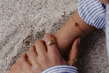 Load image into Gallery viewer, Gold Plated Ruby Bracelet
