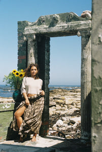 Full Swing Skirt: Black and Stone