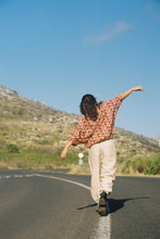 Load image into Gallery viewer, Drawstring Blouse: Deep Red
