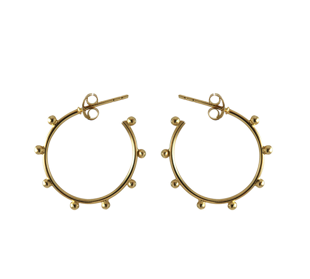 Gold Plated Silver Earrings