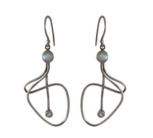 Load image into Gallery viewer, Sterling Silver Moonstone Earring
