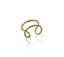 Load image into Gallery viewer, Gold Plated Sterling Silver Ear Cuff
