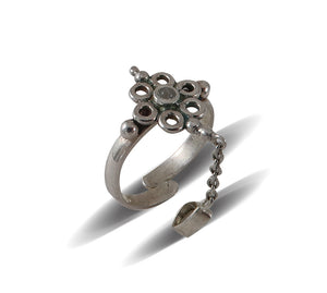 Sterling Silver Labradorite Midi Ring