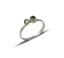 Load image into Gallery viewer, Sterling Silver Peridot Ring
