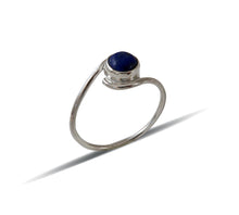 Load image into Gallery viewer, Sterling Silver Lapiz Lazuli Ring
