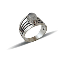 Load image into Gallery viewer, Sterling Silver Moonstone Ring
