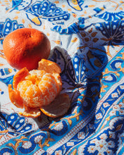 Load image into Gallery viewer, Block Print Table Cloth /  Bed Cover
