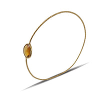 Load image into Gallery viewer, Gold Plated Citrine Bangle
