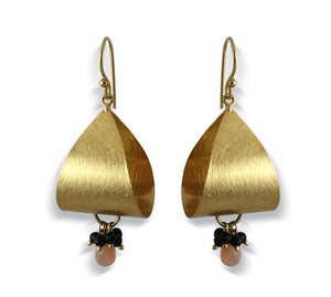 Gold Plated Multi Stone Earring