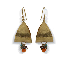 Load image into Gallery viewer, Gold Plated Multi Stone Earring
