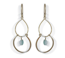 Load image into Gallery viewer, Gold Plated Chalcedony Earring
