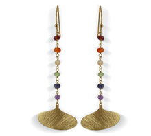 Load image into Gallery viewer, Gold Plated Earring Multi Stone
