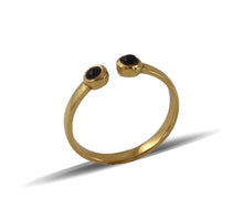 Load image into Gallery viewer, Gold Plated Amethyst Ring
