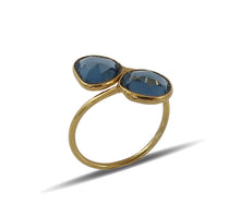 Load image into Gallery viewer, Gold Plated Iolite Ring
