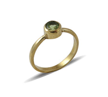 Load image into Gallery viewer, Brass Peridot Ring
