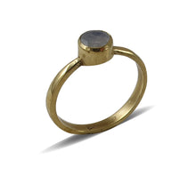 Load image into Gallery viewer, Brass Moonstone Ring
