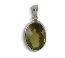 Load image into Gallery viewer, Sterling Silver Lemon Topaz Pendant
