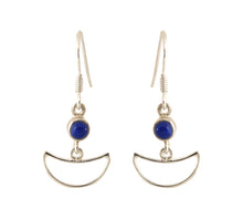 Load image into Gallery viewer, Sterling Silver Lapiz Lazuli Earrings
