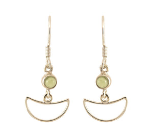Sterling Silver Peridot Earrings