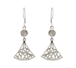 Sterling Silver Labradorite Earrings