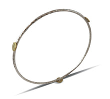 Load image into Gallery viewer, Sterling Silver and Brass Bangle
