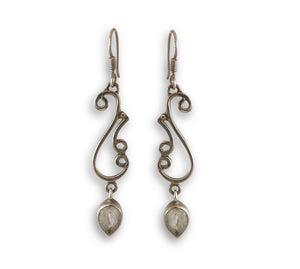 Sterling Silver Crystal Earring