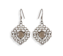 Load image into Gallery viewer, Sterling Silver Smokey Topaz Earrings
