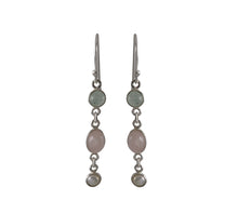 Load image into Gallery viewer, Sterling Silver Multi Stone Earring
