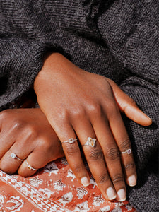 Sterling Silver Citrine Ring