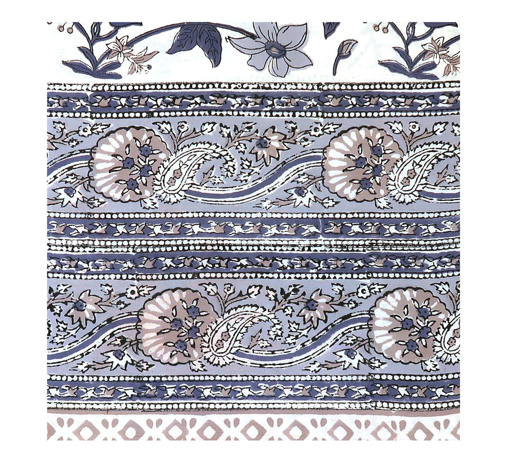 Block Print Bed Cover