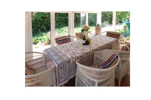 Block Print Table Cloth /  Bed Cover