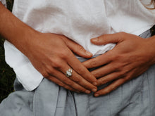 Load image into Gallery viewer, Sterling Silver Moonstone Ring

