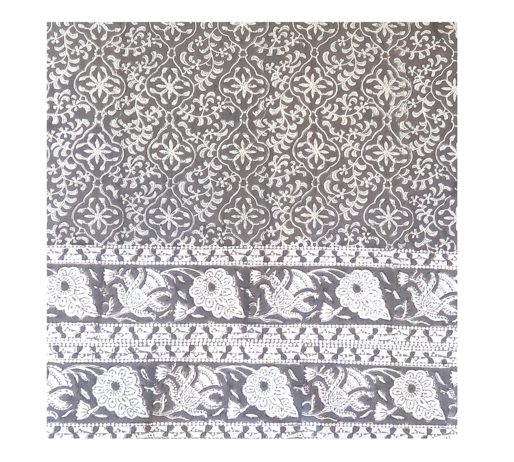 Block Print Table Cloth /  Bed Cover
