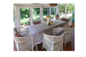 Block Print Table Cloth /  Bed Cover