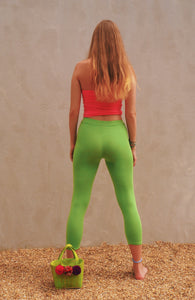 Staple Leggings: Lime Green