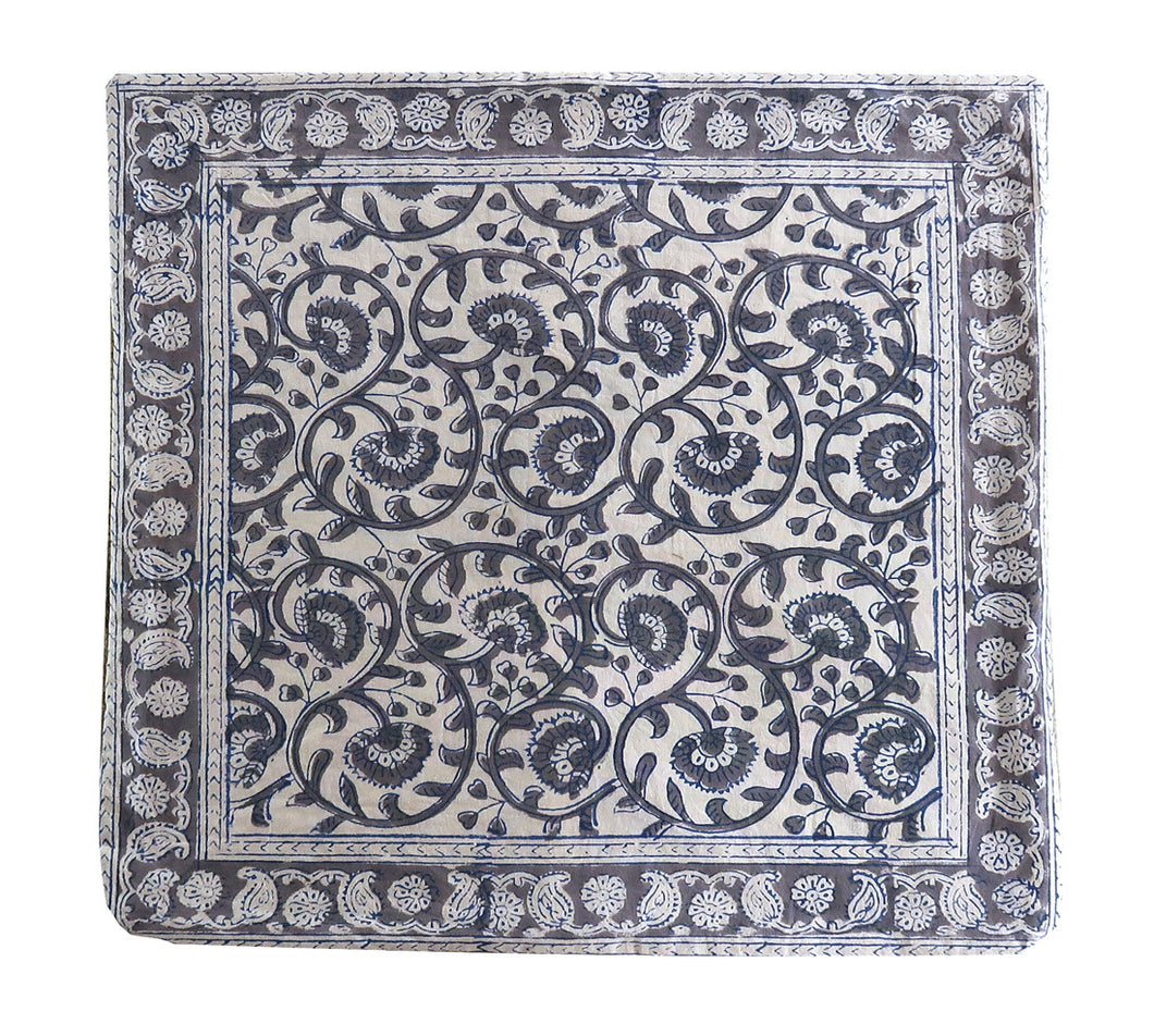 Block Print Cushion Cover