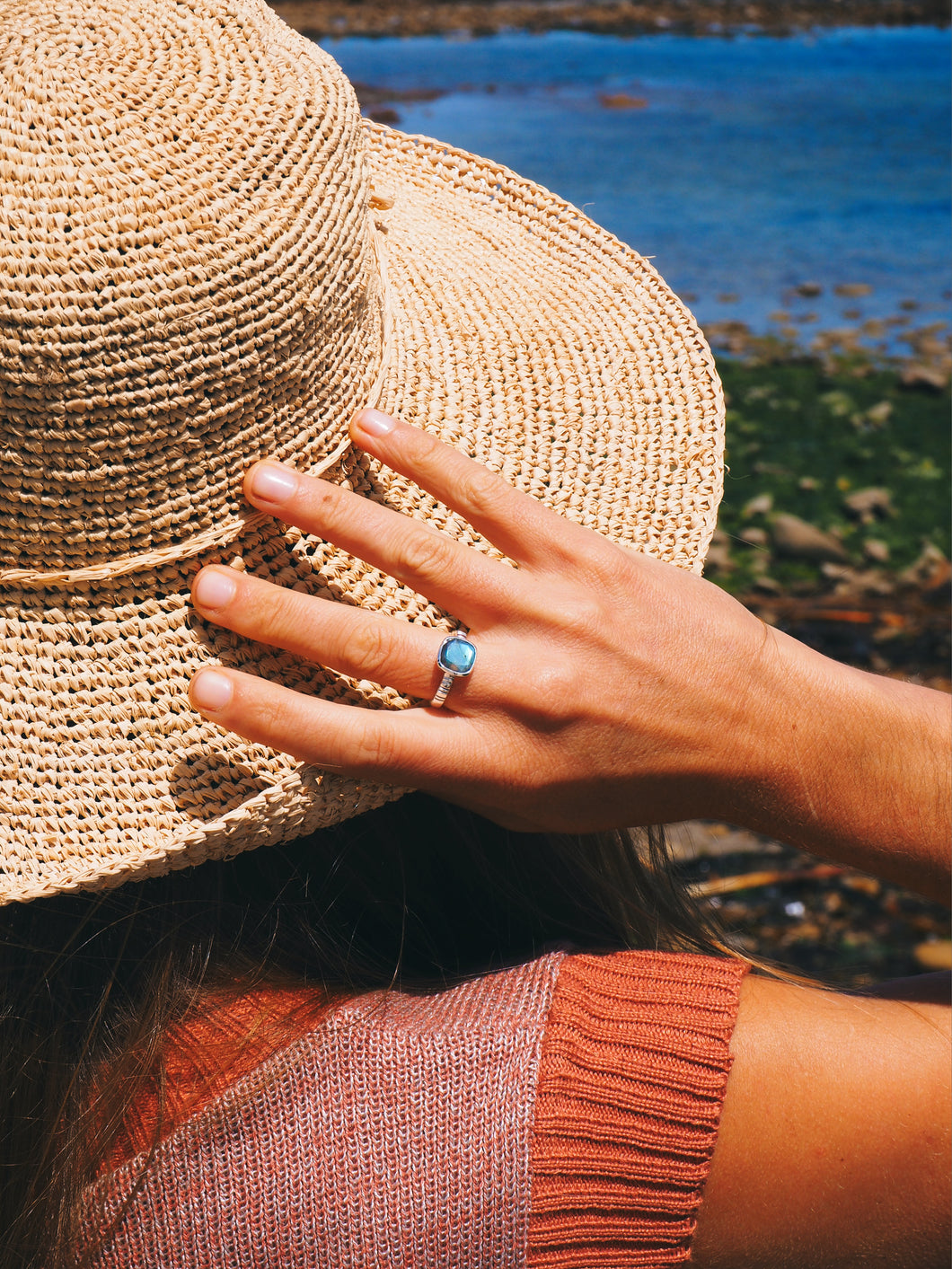 Sterling Silver Labradorite Ring