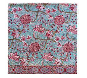 Block Print Table Cloth /  Bed Cover