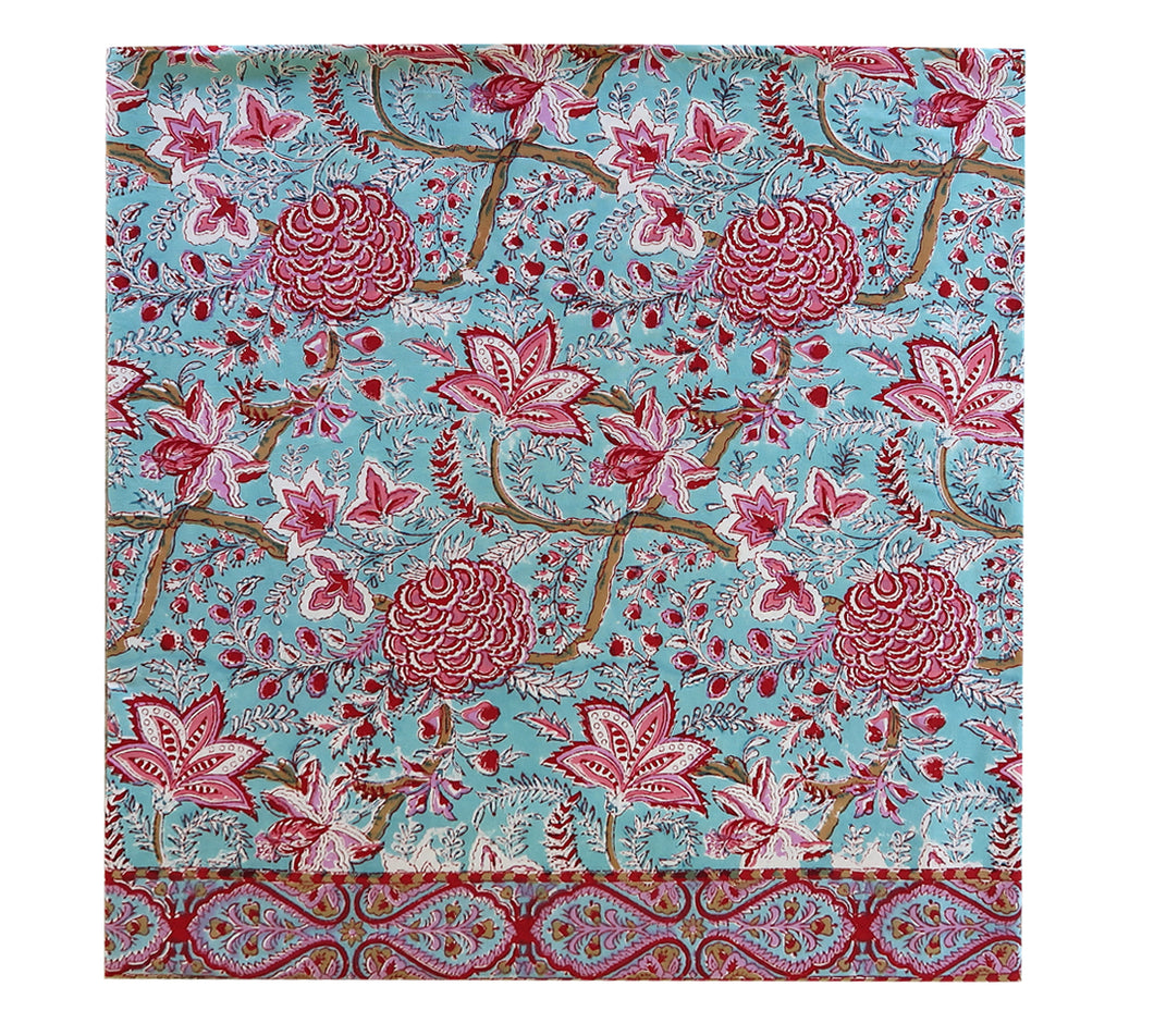 Block Print Table Cloth /  Bed Cover