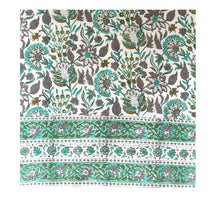 Load image into Gallery viewer, Block Print Table Cloth /  Bed Cover
