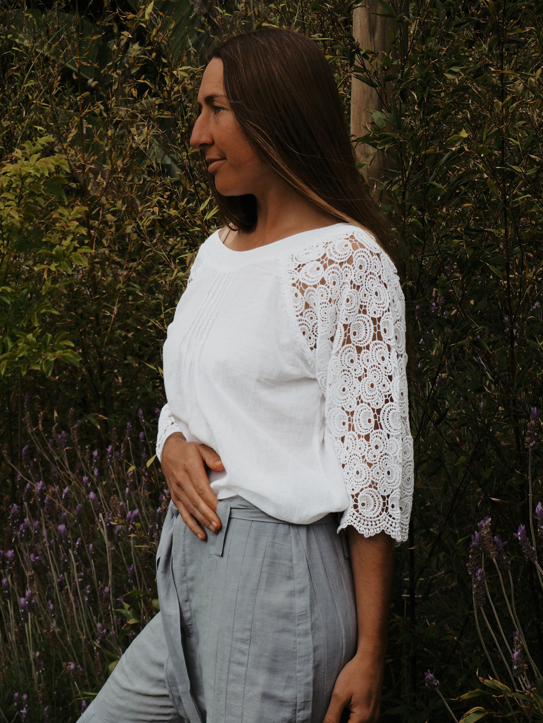 Lace and Light Cotton: Thalia